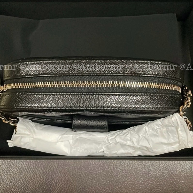 24SS CHANEL CC ショルダーポーチバッグ キャビア